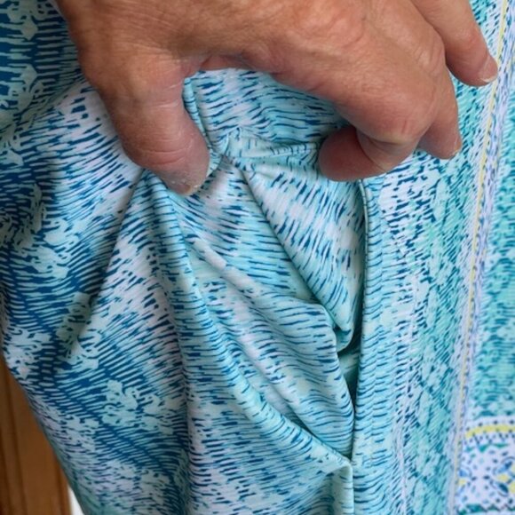 CABANA LIFE Short Sleeve Knit Shift Dress UPF 50 - Picture 10 of 16